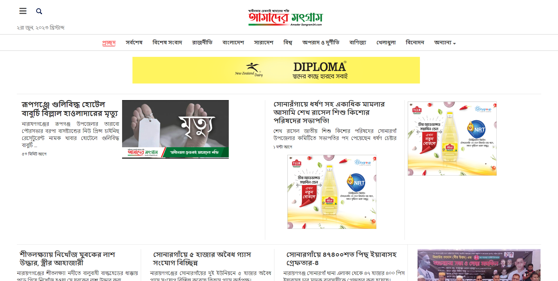 WordPress Bangla Newspaper Development